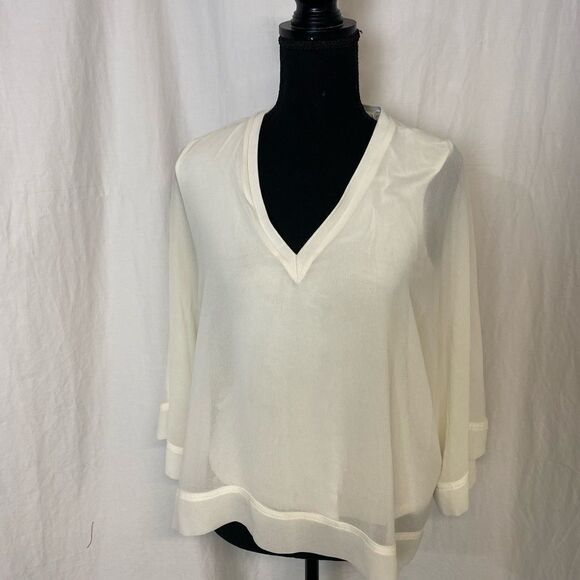 #100 ZARA Loose Fit Overlay Blouse - Picture 6 of 7
